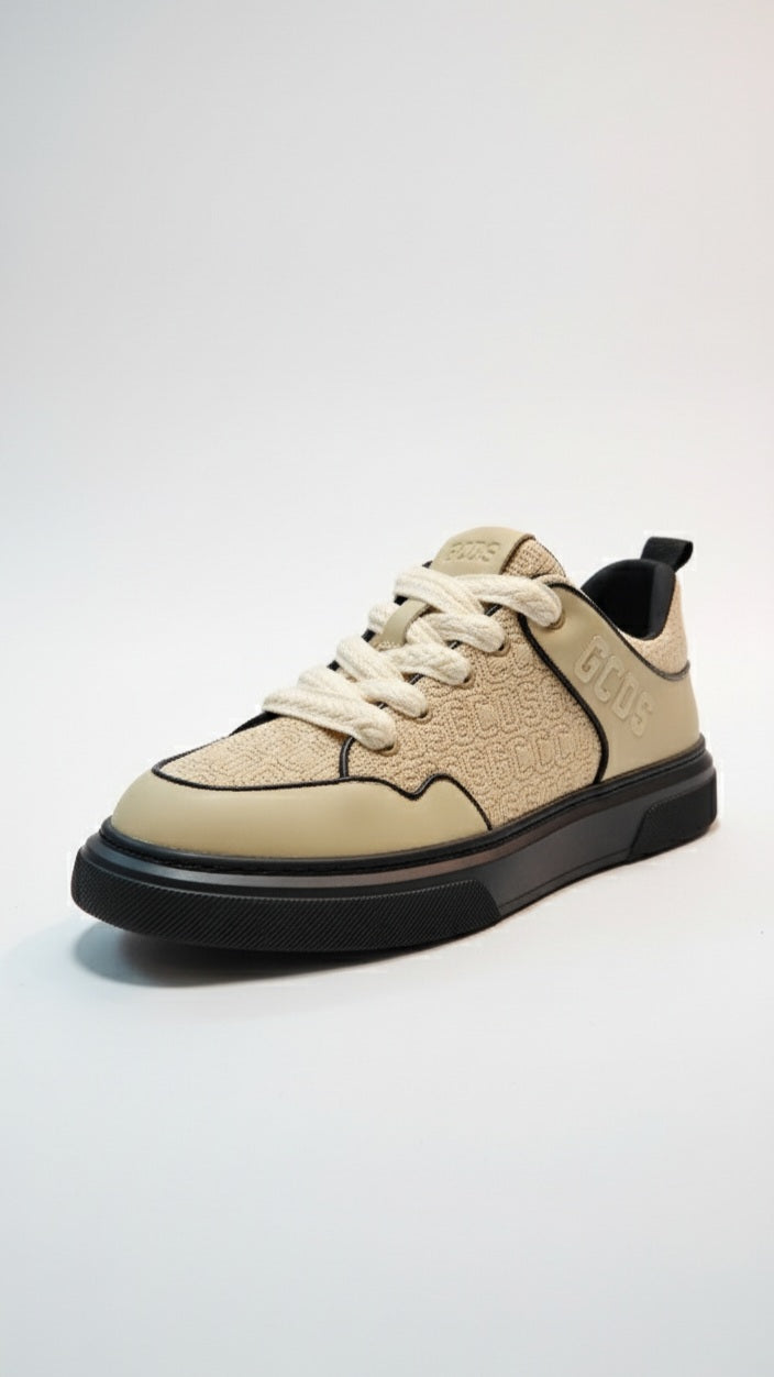 GCDS - סניקרס GC252MF03-013 LENIM/LEATHER