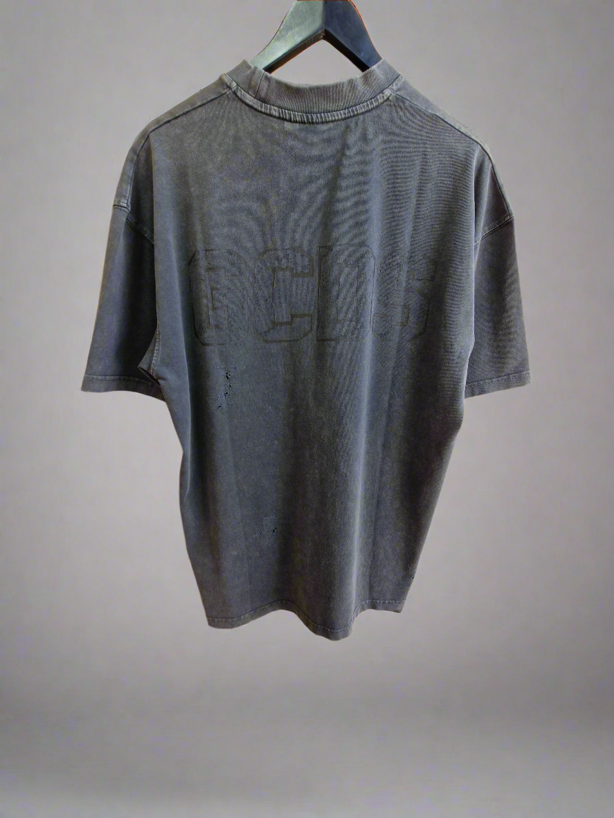 GCDS - חולצה טי אוברסייז Cotton 100% GC252MT03t