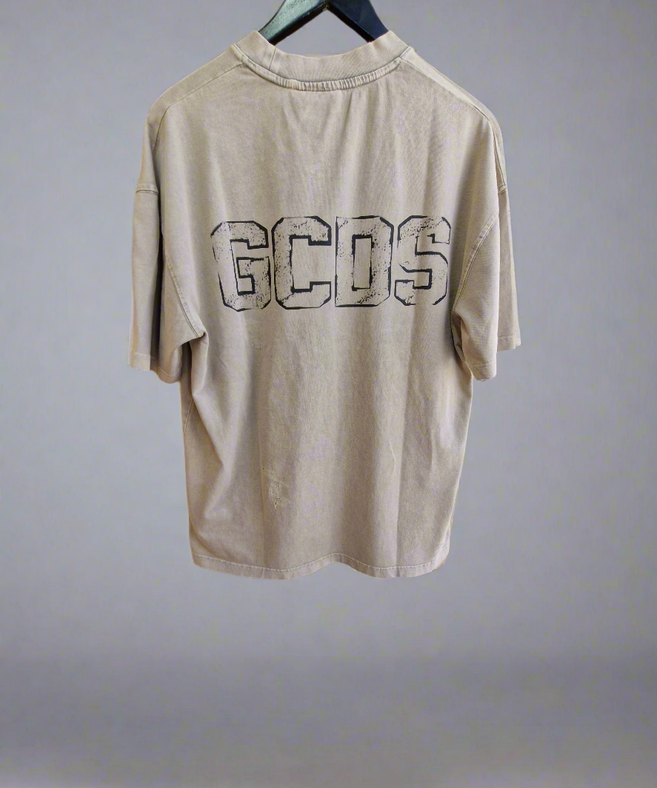 GCDS - חולצה טי אוברסייז Cotton 100% GC252MT03t