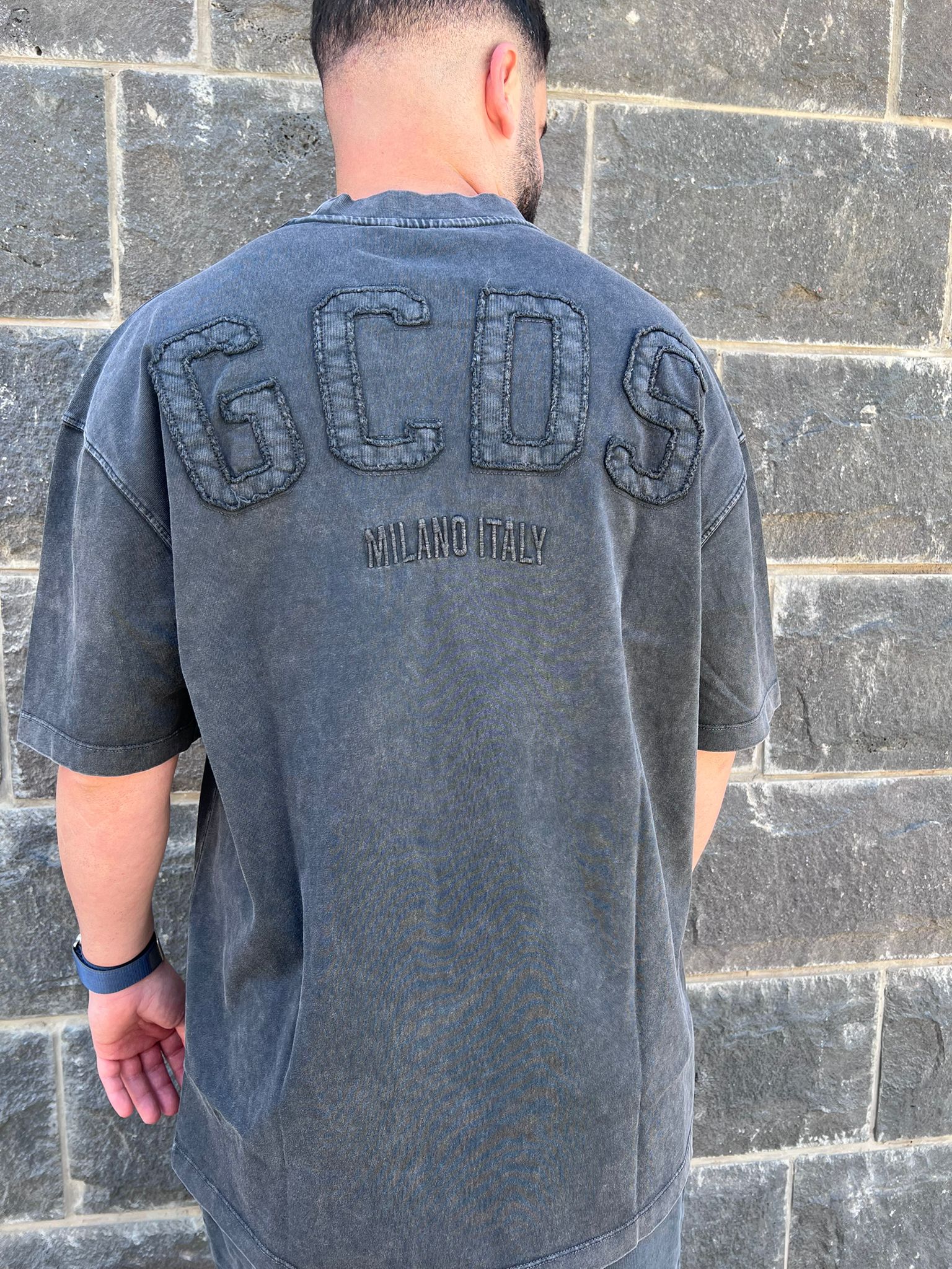 GCDS -חולצה טי אוברסייז GC252MT33