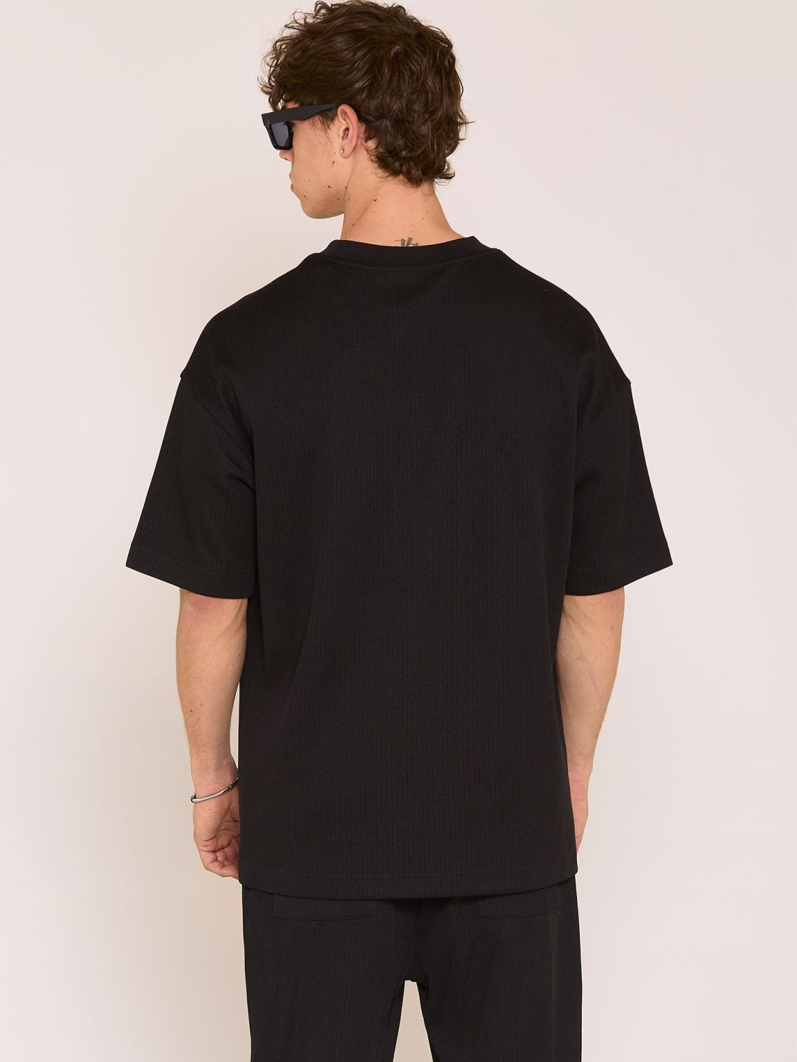 קרייזר - טי שירט טקסטורה אוברסייז Stripes Tee27-101