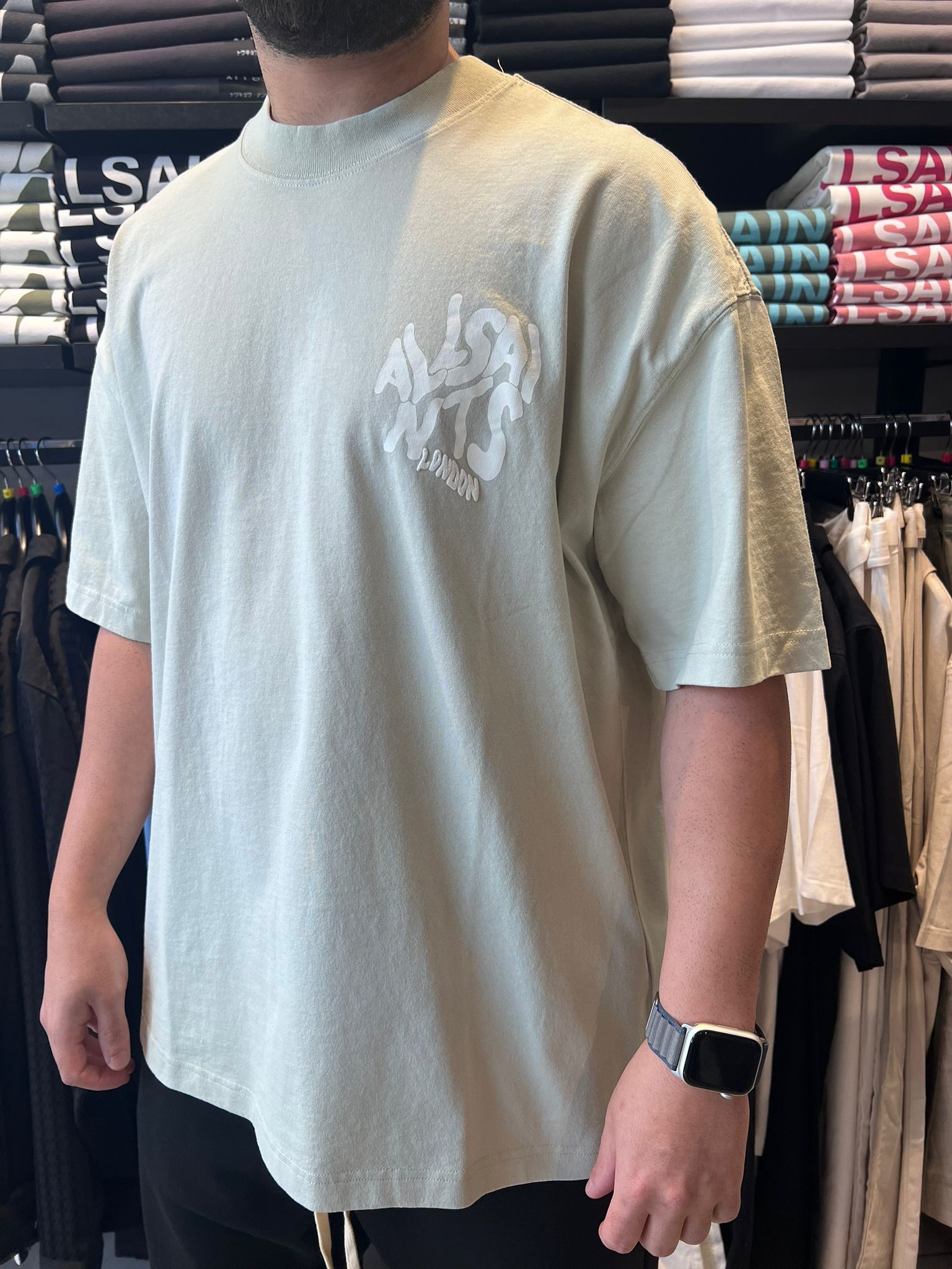 אולסיינטס - אוברסייז שרוול קצר ORLANDO Jackson Blue M066PC