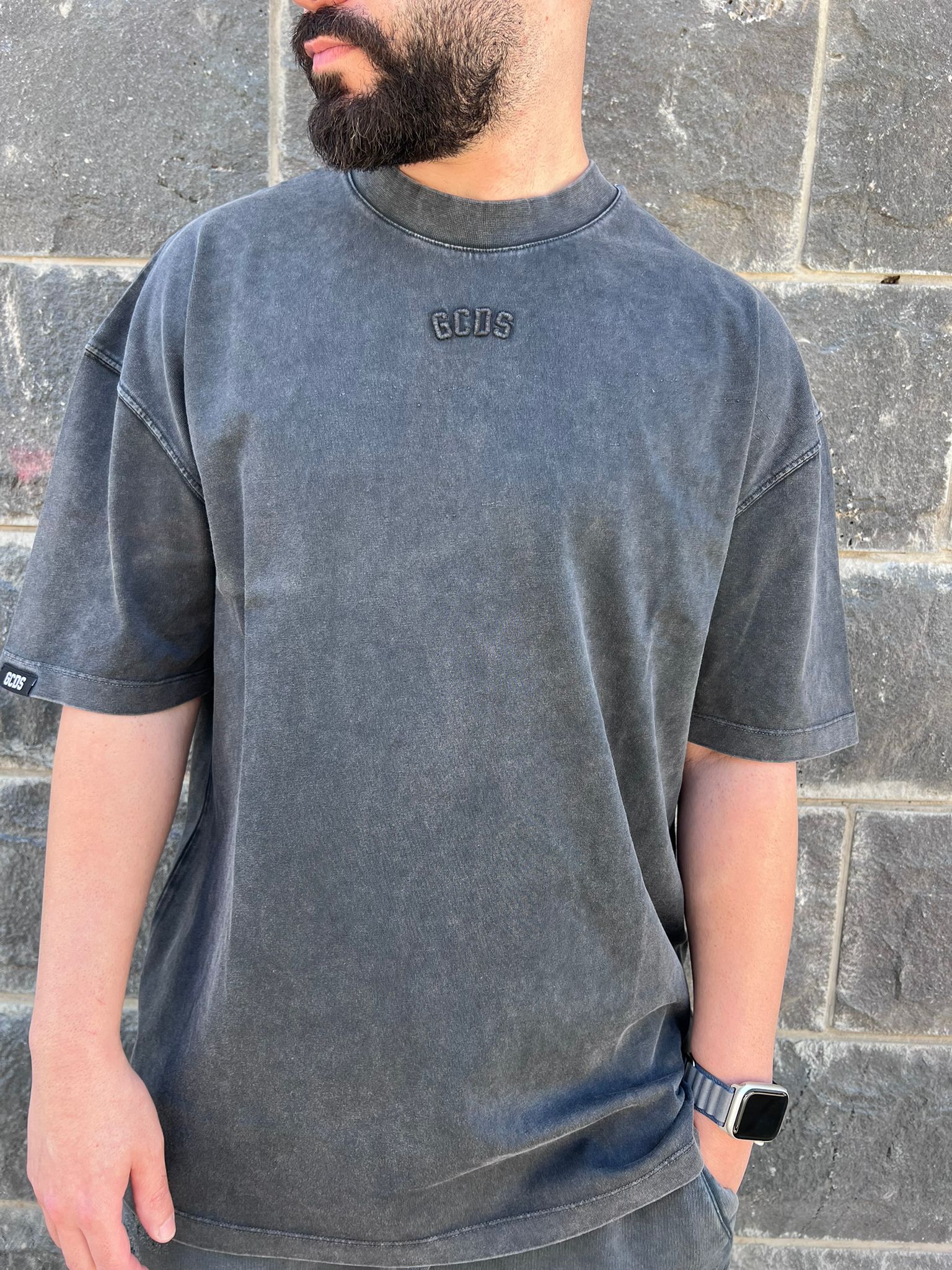 GCDS -חולצה טי אוברסייז GC252MT33