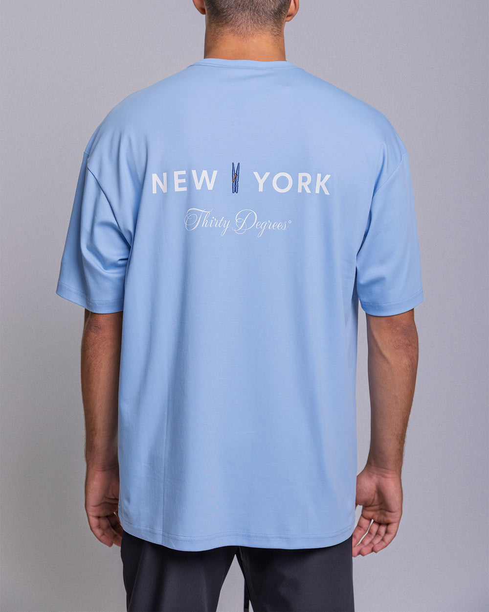 THIRTY DEGREES חולצה טי NEW YORK CLIP 30SS26-14