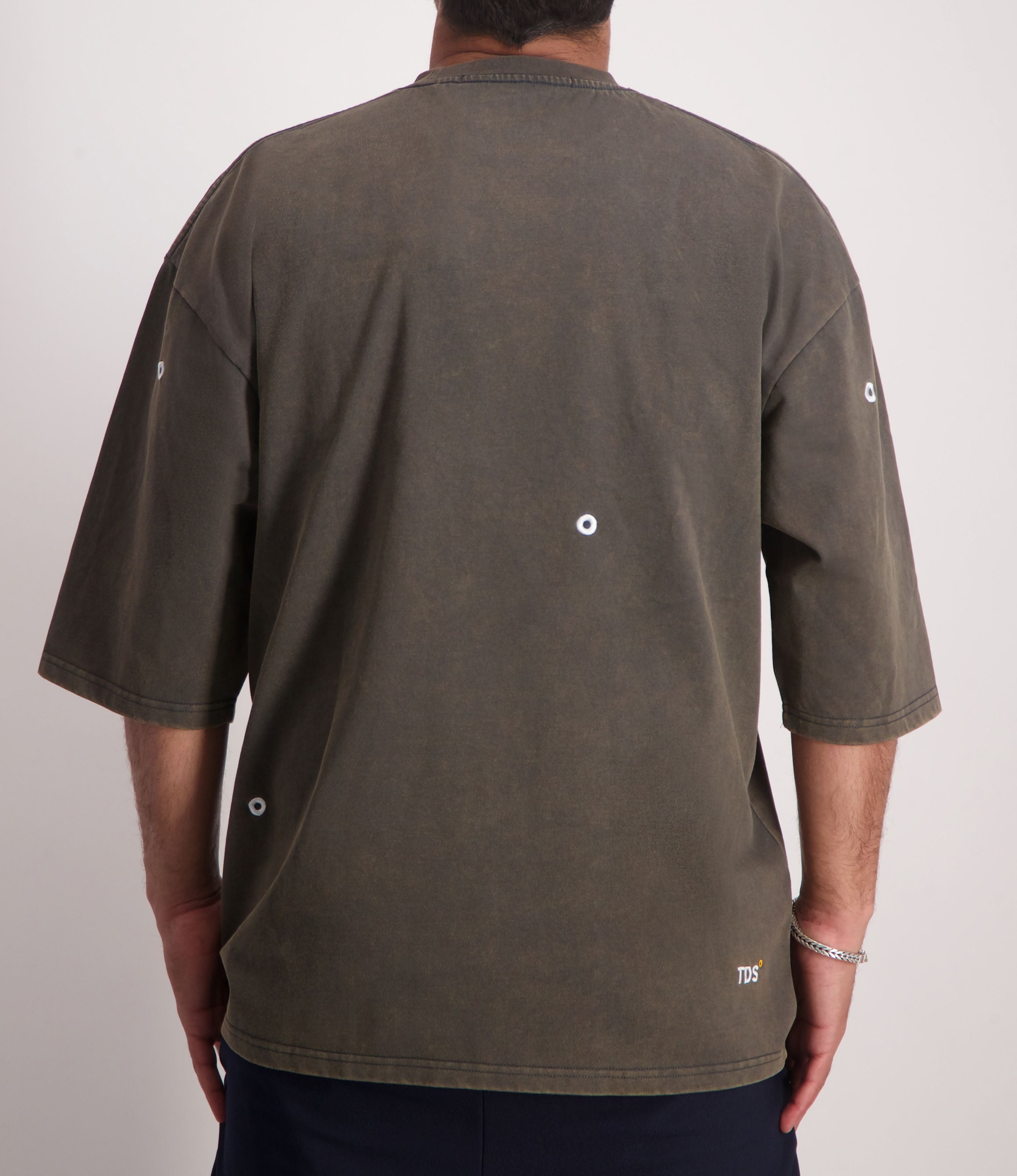 THIRTY DEGREES חולצה טי 3/4 - 30 מעלות 30SS26-5 Circels