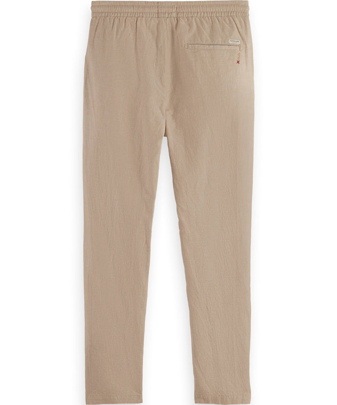 סקוץ’ אנד סודה – מכנסיים ארוכים פשתן ג׳וגר 175732 6896 בצבע בז׳