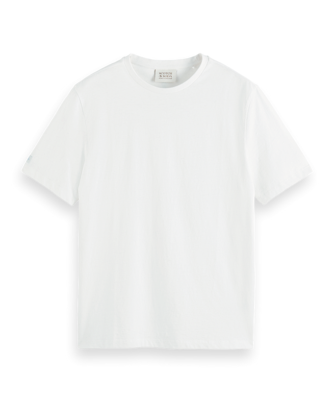 סקוץ' אנד סודה - חולצה טי שרוול קצר בצבע לבן - 175657 0006