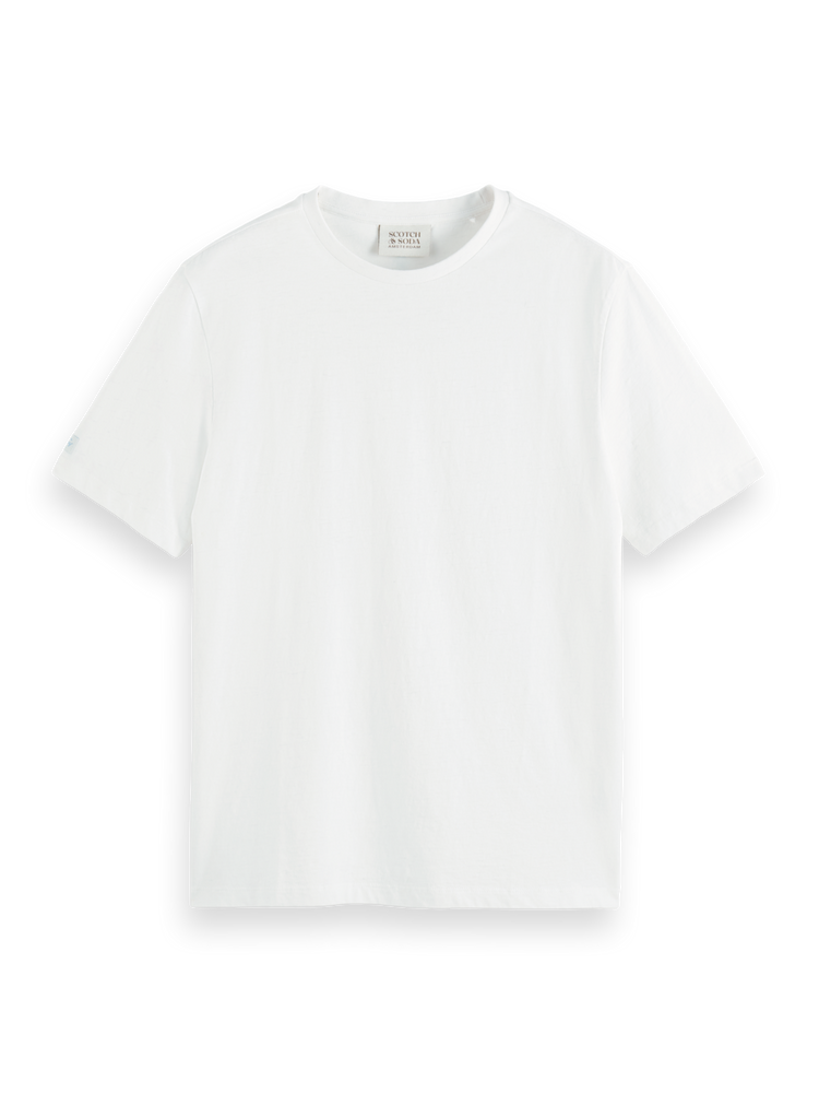 סקוץ' אנד סודה - חולצה טי שרוול קצר בצבע לבן - 175657 0006