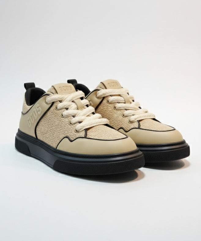 GCDS - סניקרס GC252MF03-013 LENIM/LEATHER