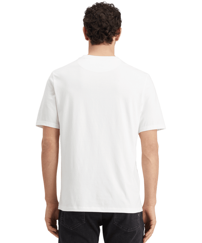 סקוץ' אנד סודה - חולצה טי שרוול קצר בצבע לבן 179191 100