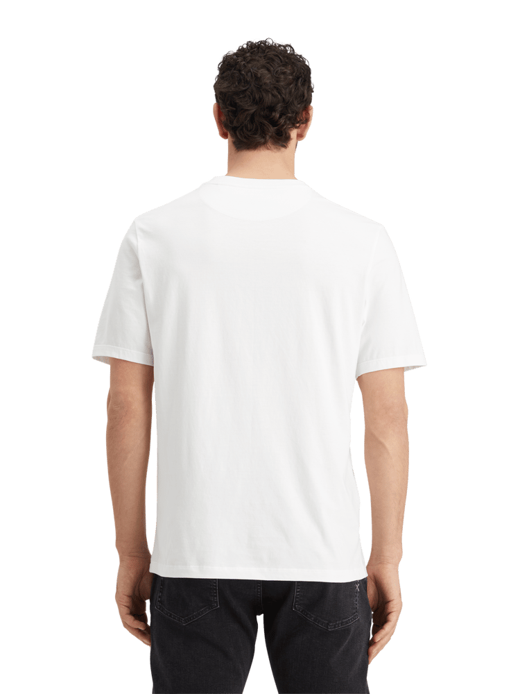 סקוץ' אנד סודה - חולצה טי שרוול קצר בצבע לבן 179191 100