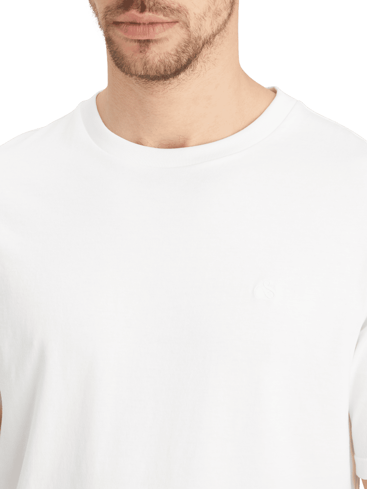 סקוץ' אנד סודה - חולצה טי שרוול קצר בצבע לבן 179191 100