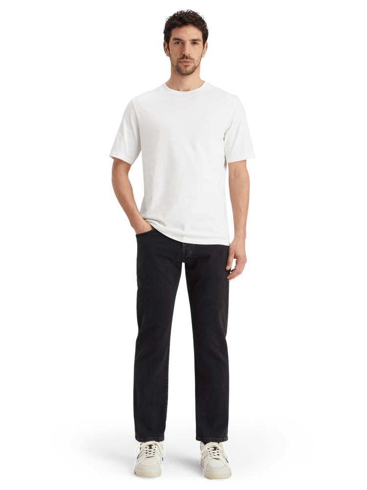 סקוץ' אנד סודה - חולצה טי שרוול קצר בצבע לבן 179191 100