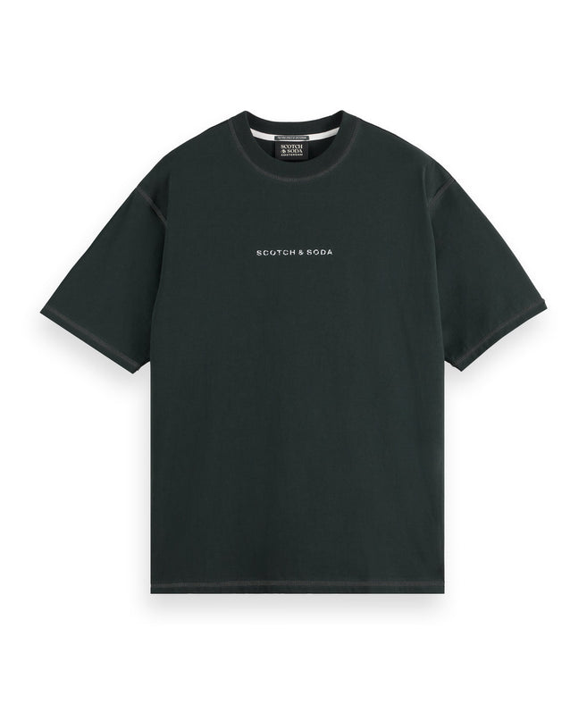 סקוץ' אנד סודה - חולצה טי שרוול קצר בצבע ירוק 179192 300