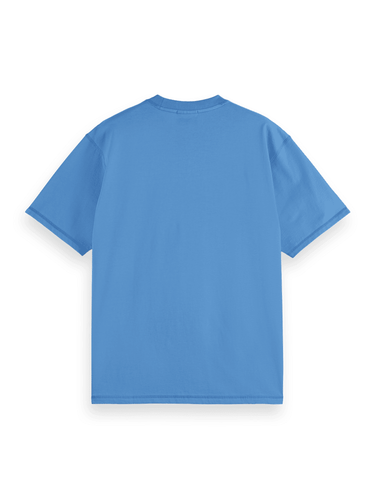 סקוץ' אנד סודה - חולצה טי שרוול קצר בצבע תכלת 179936 410 SP25