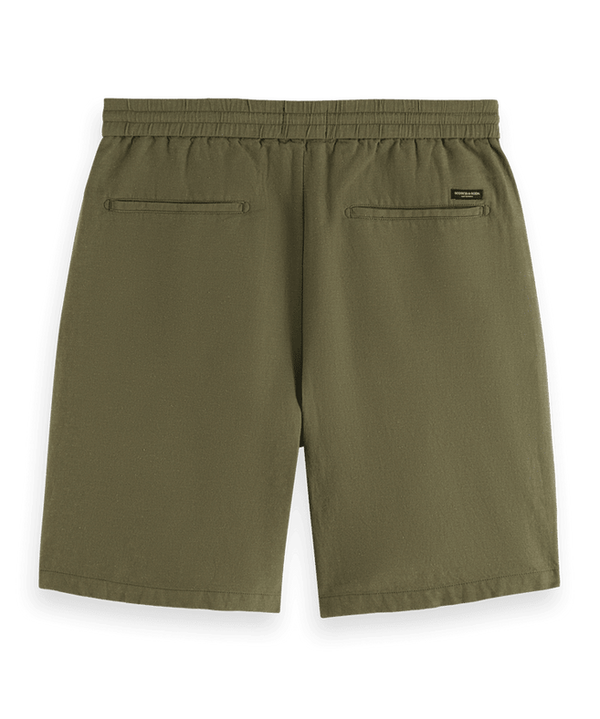 סקוץ’ אנד סודה – מכנס ברמודה פשתן 179856 300 SP25 בצבע ירוק