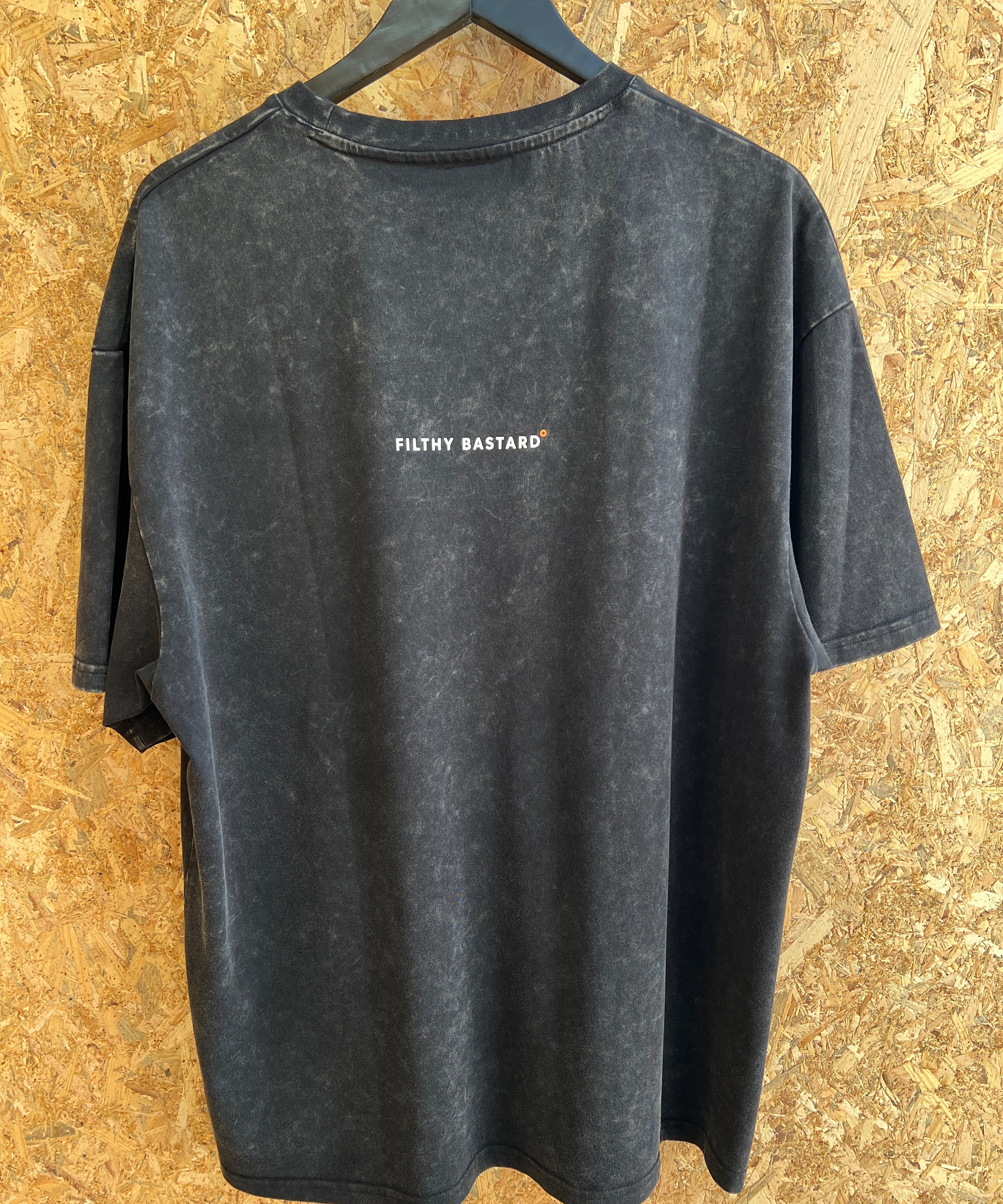 THIRTY DEGREES - חולצה טי אוברסייז FILTY BASTARAD FBBW01 3924