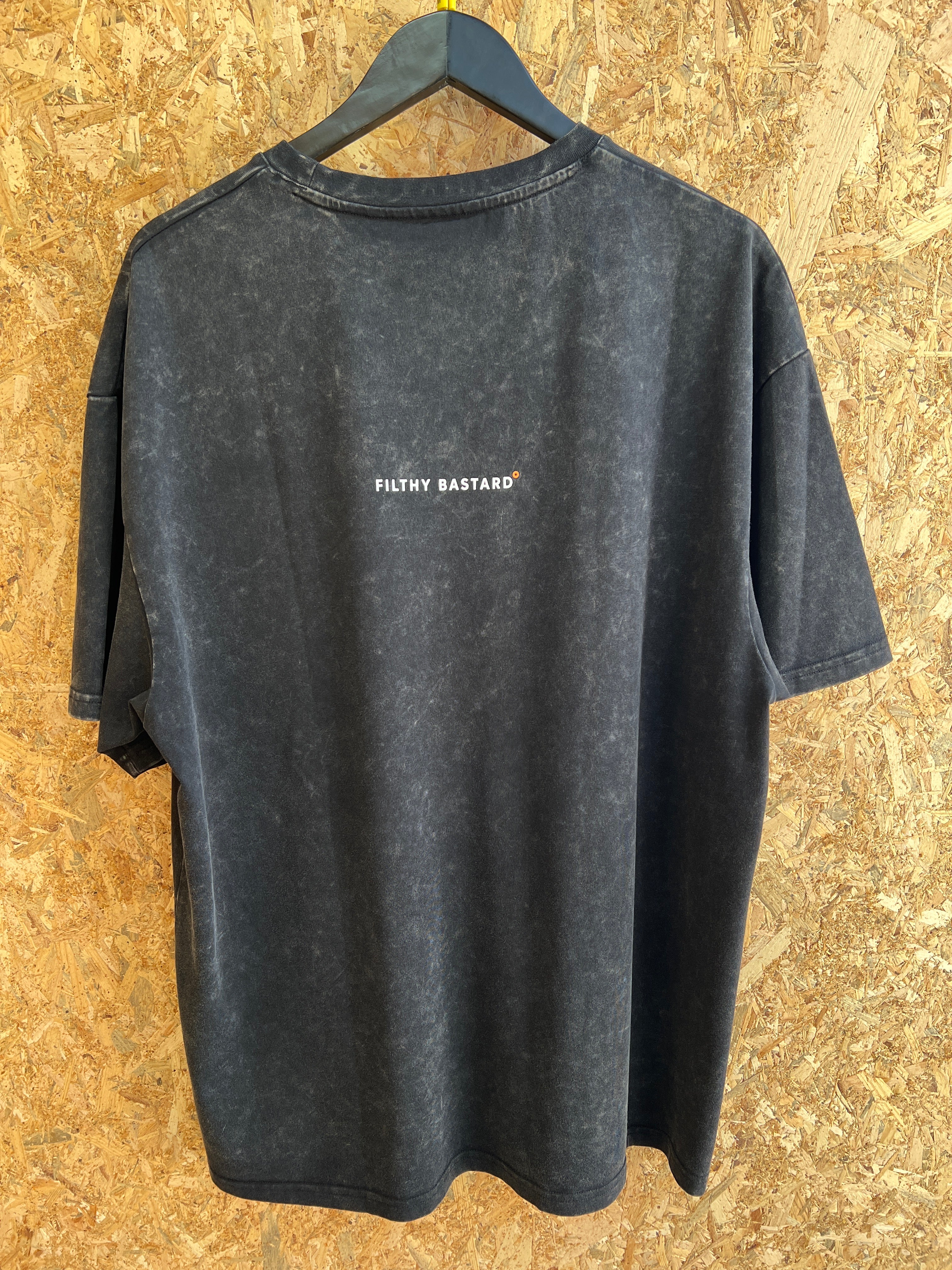 THIRTY DEGREES - חולצה טי אוברסייז FILTY BASTARAD FBBW01 3924