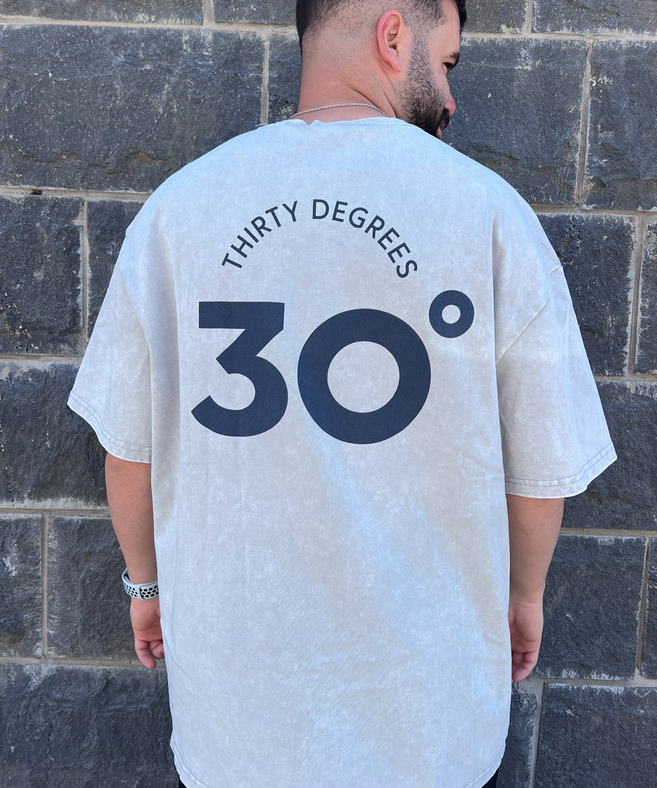 THIRTY DEGREES - חולצה טי אוברסייז BASKETBALL BAGO01 4703