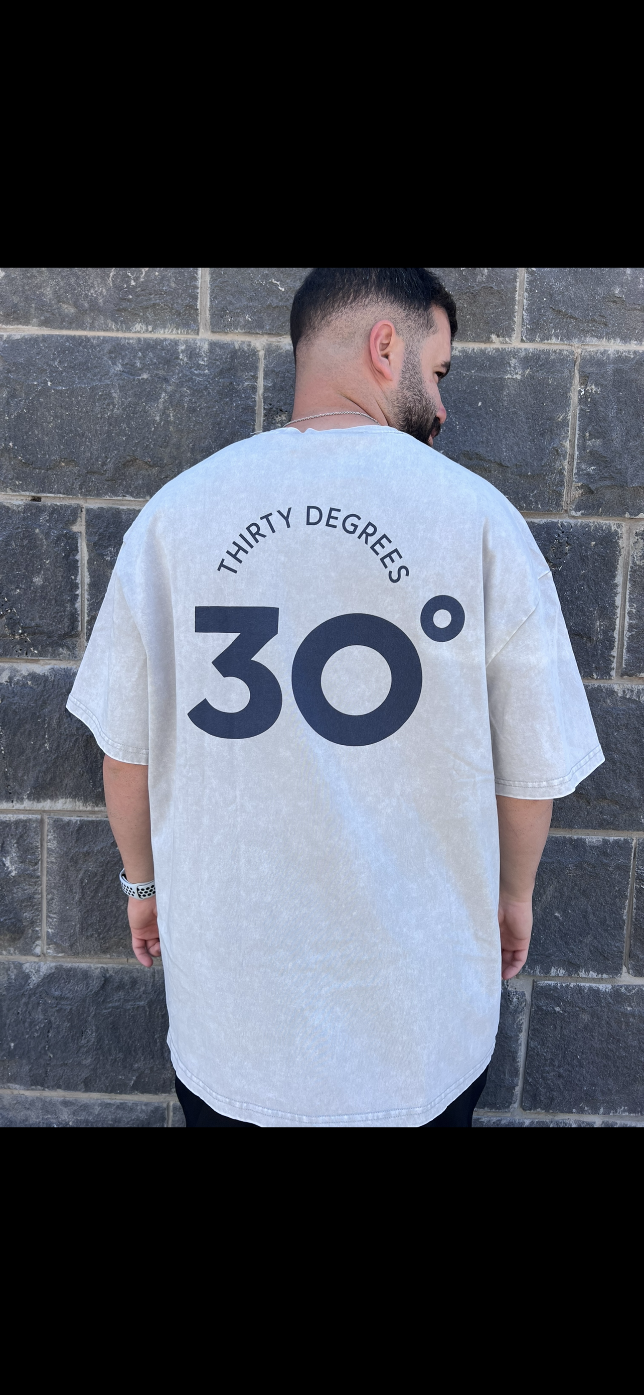 THIRTY DEGREES - חולצה טי אוברסייז BASKETBALL BAGO01 4703