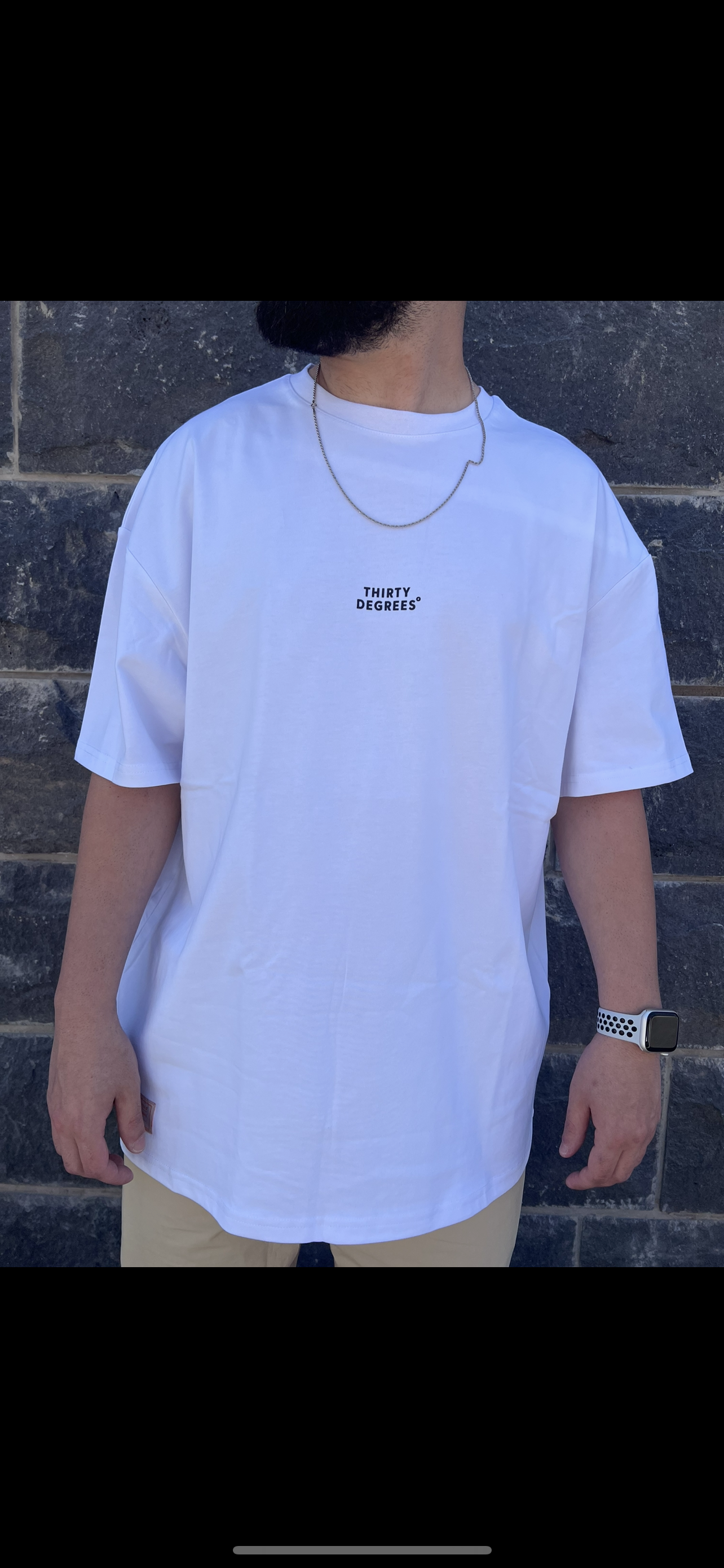 THIRTY DEGREES - חולצה טי אוברסייז BASKETBALL BAWB01 000C