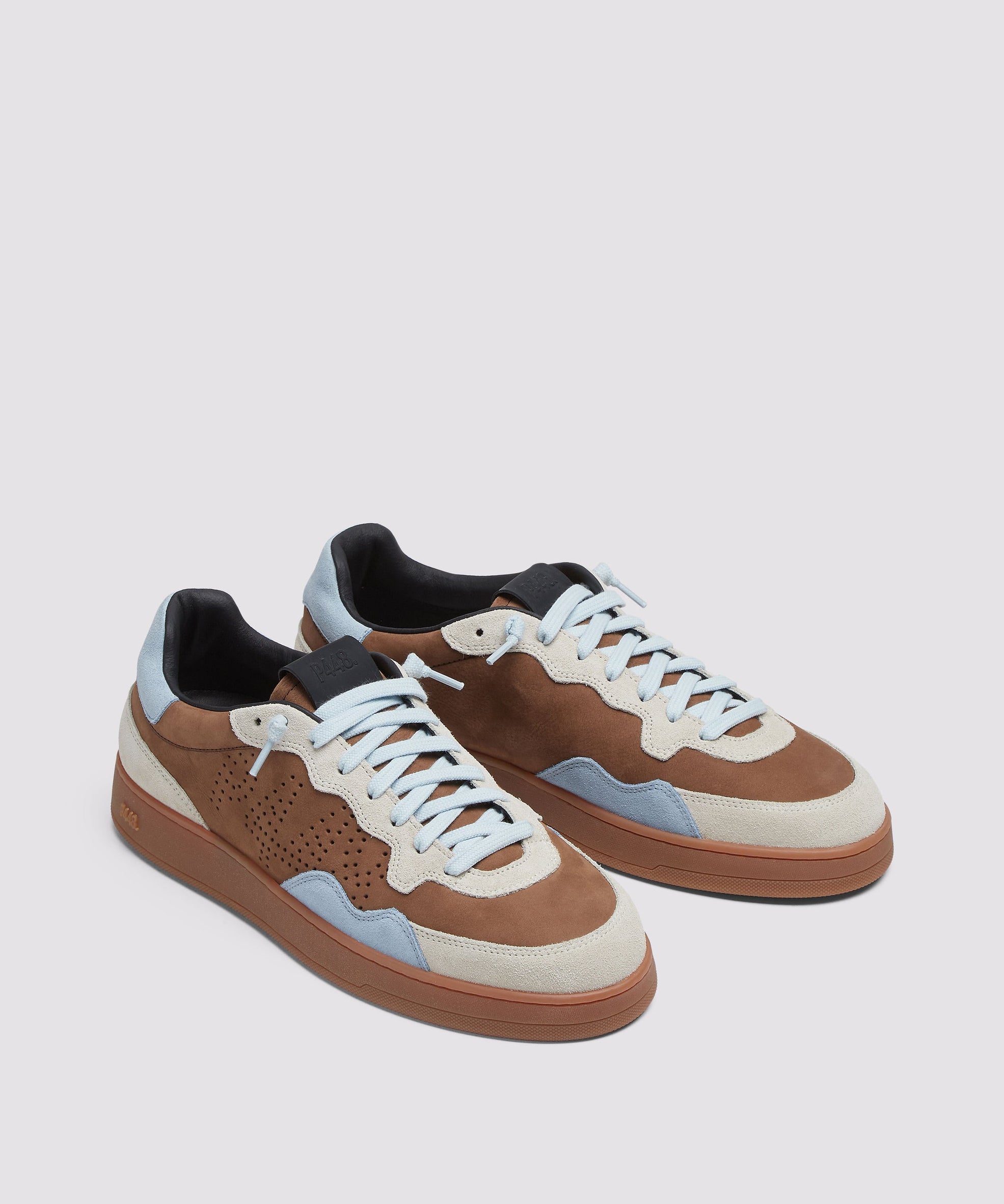 P448 - סניקרס F24VERT BROWN-DUST-BLUE