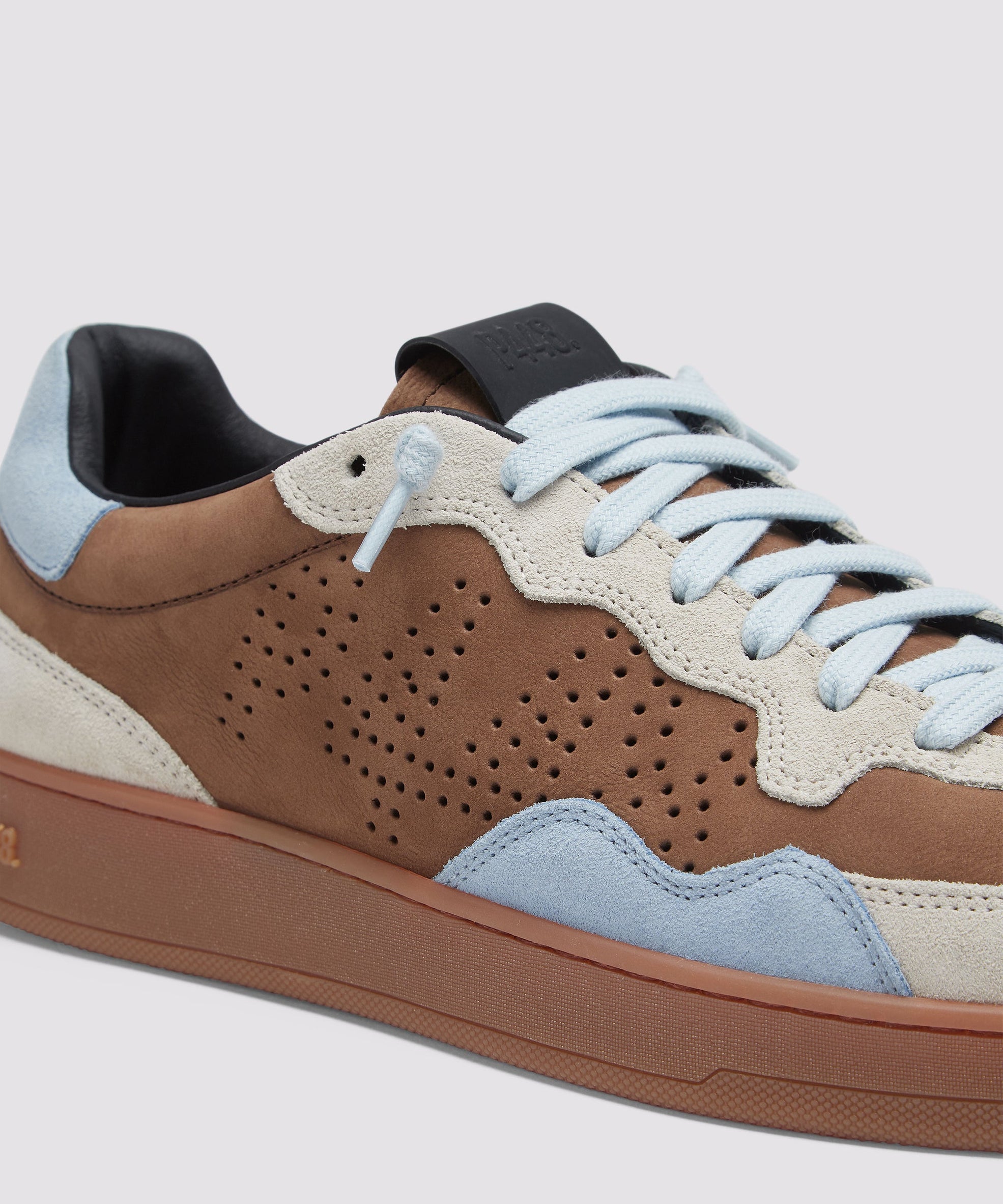 P448 - סניקרס F24VERT BROWN-DUST-BLUE