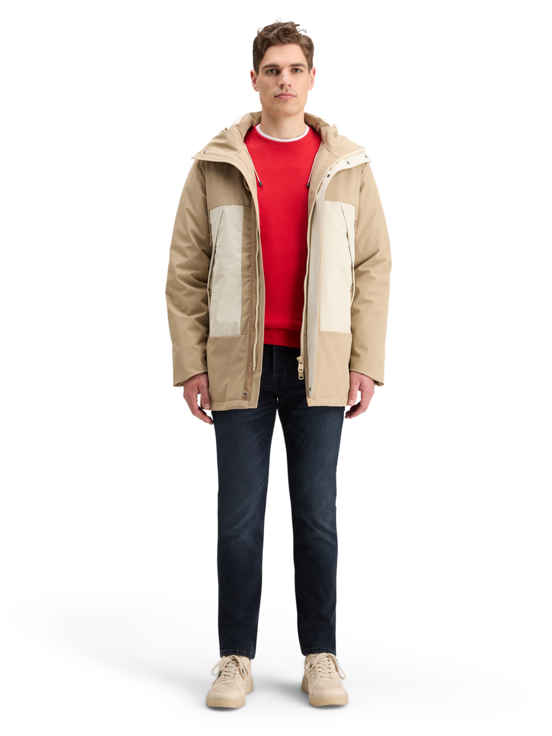 סקוץ’ אנד סודה - מעיל בצבע שמנת 178605 260