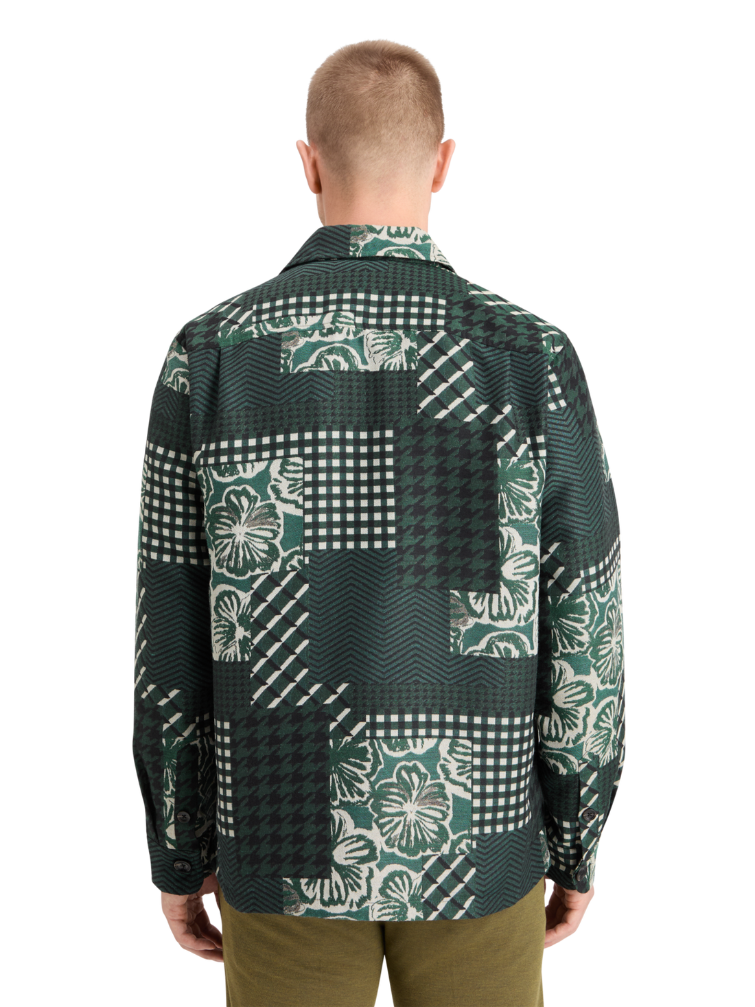 סקוץ’ אנד סודה - ג’קט איורים עם פרחים 178639 300