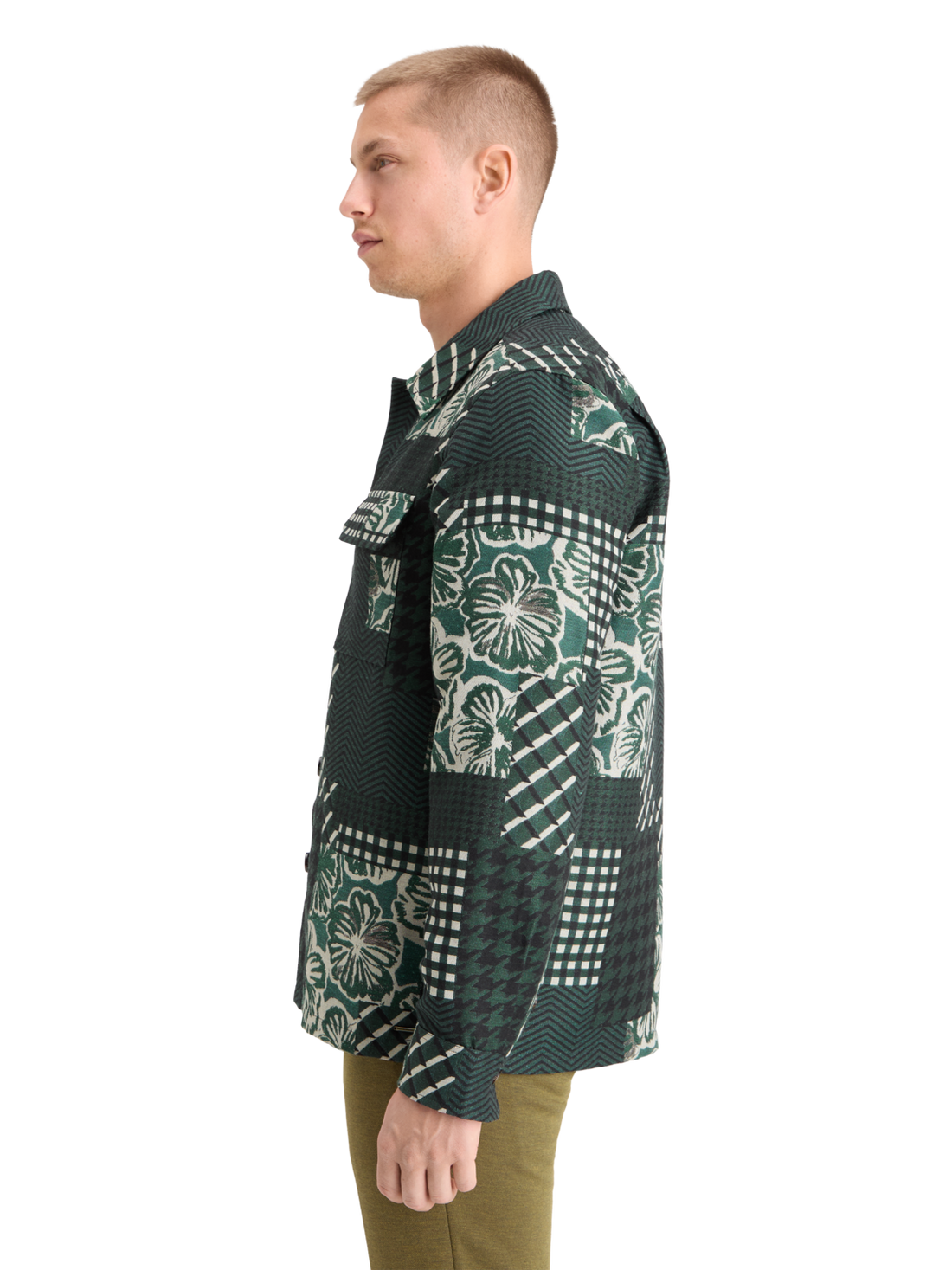 סקוץ’ אנד סודה - ג’קט איורים עם פרחים 178639 300