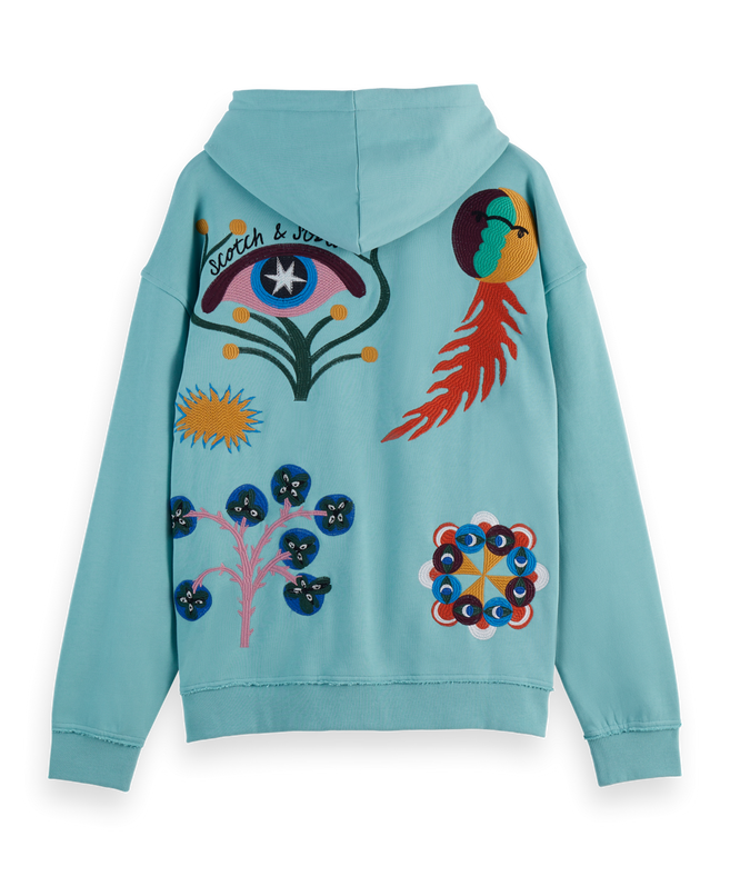 סקוץ’ אנד סודה - קפוצ'ון איורים בצבע טורקיז 178761 420