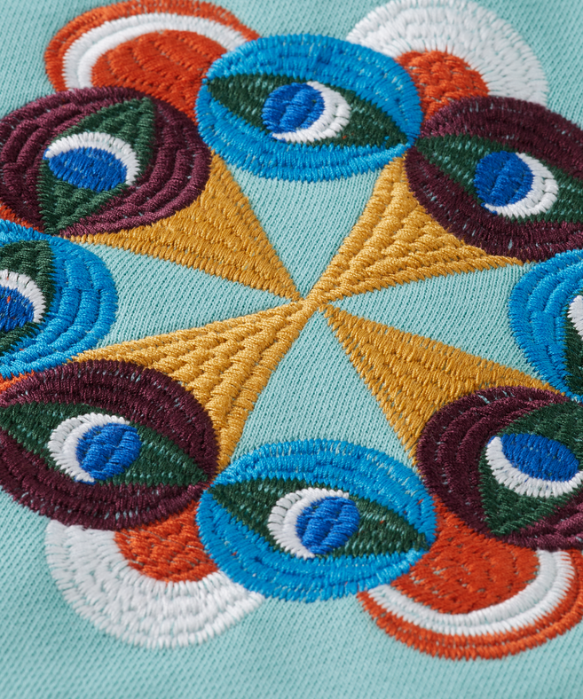 סקוץ’ אנד סודה - קפוצ'ון איורים בצבע טורקיז 178761 420