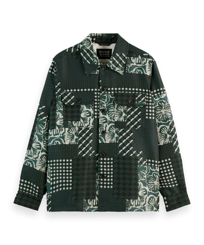 סקוץ’ אנד סודה - ג’קט איורים עם פרחים 178639 300