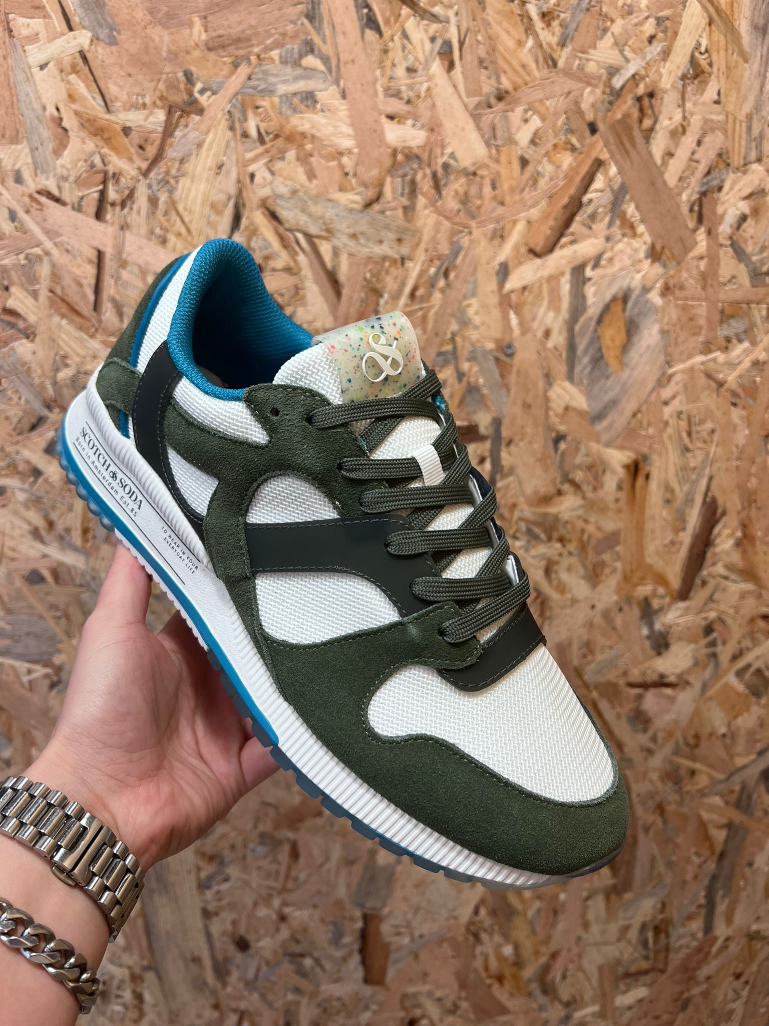 סקוץ’ אנד סודה –  סניקרס נמוכות    army green Vivex 16A S744