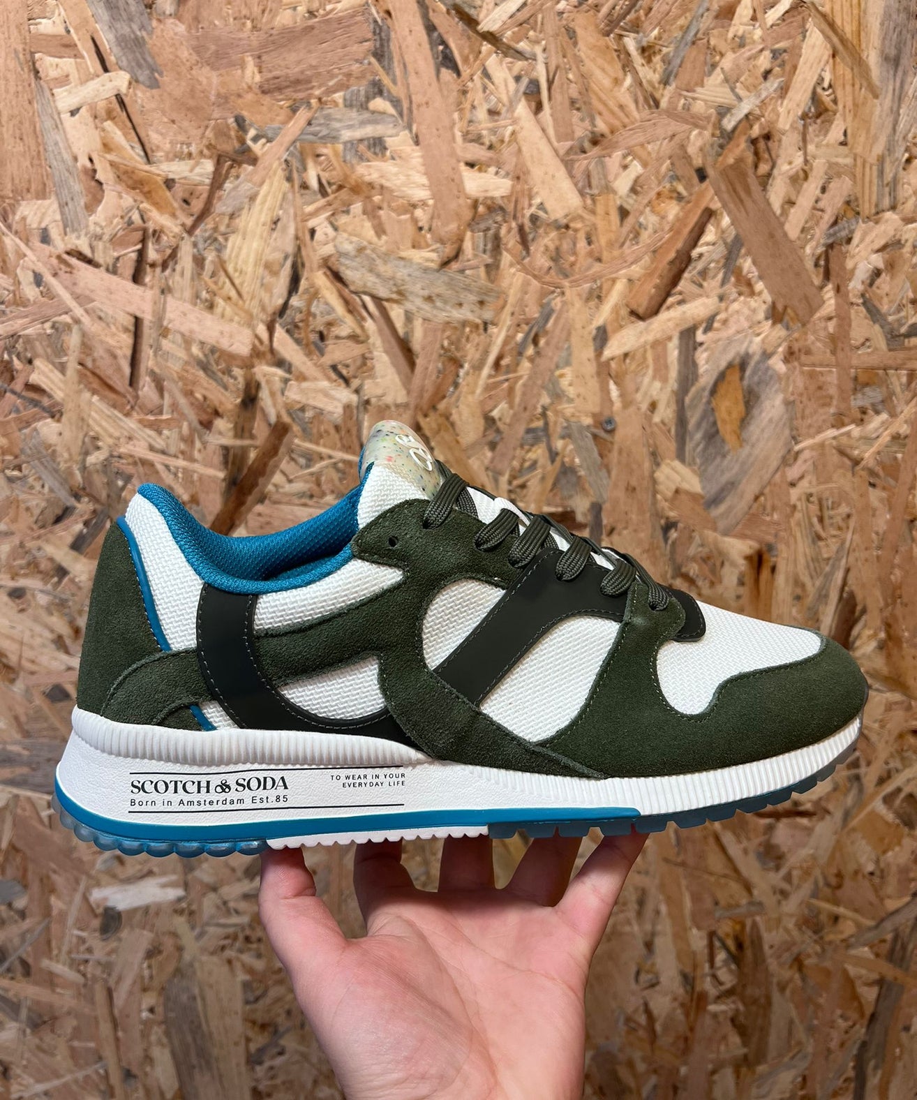 סקוץ’ אנד סודה –  סניקרס נמוכות    army green Vivex 16A S744