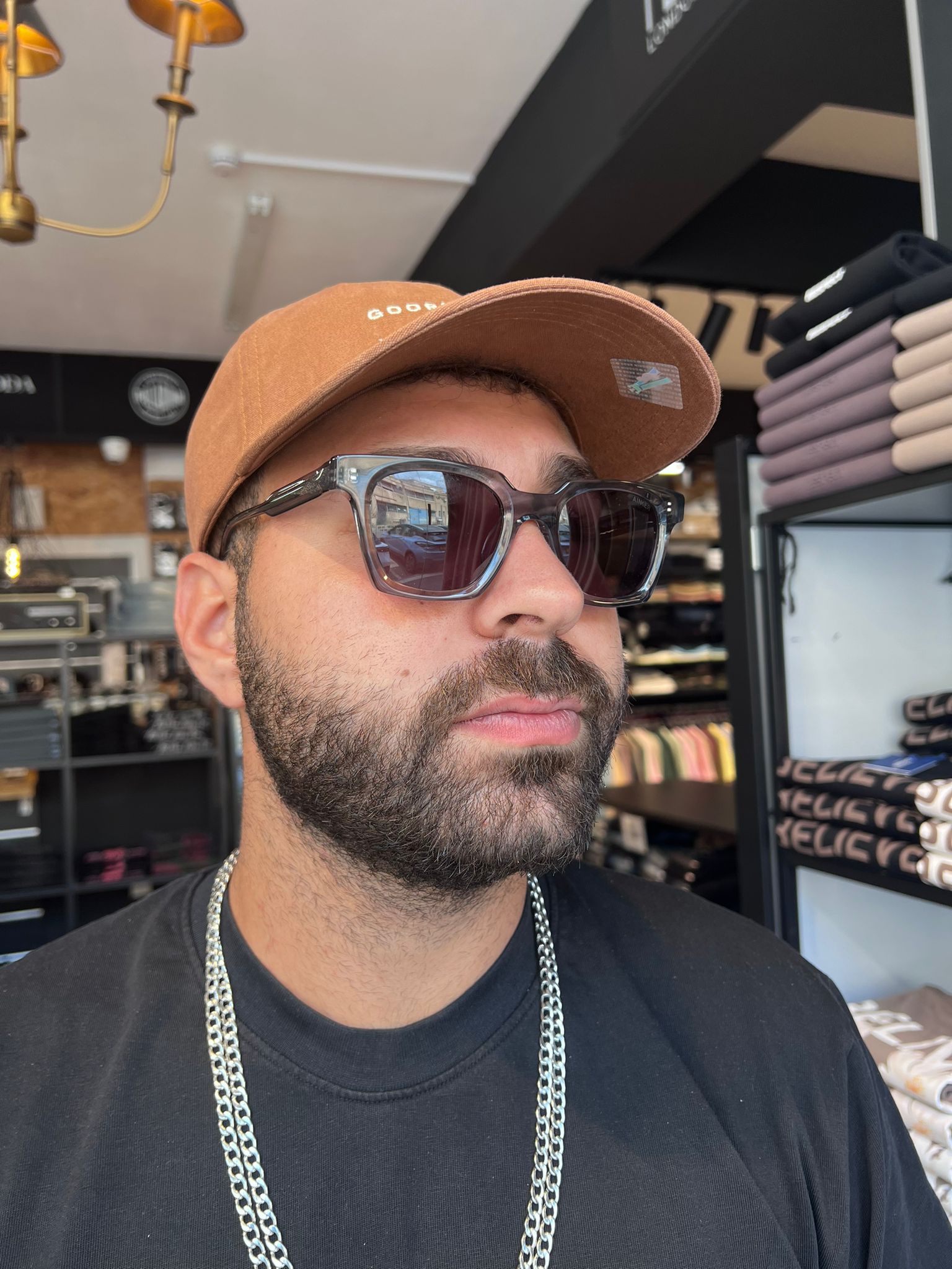 גורין ברוס - כובע מצחיה PAPA CAP בצבע חום One Size 101-1541