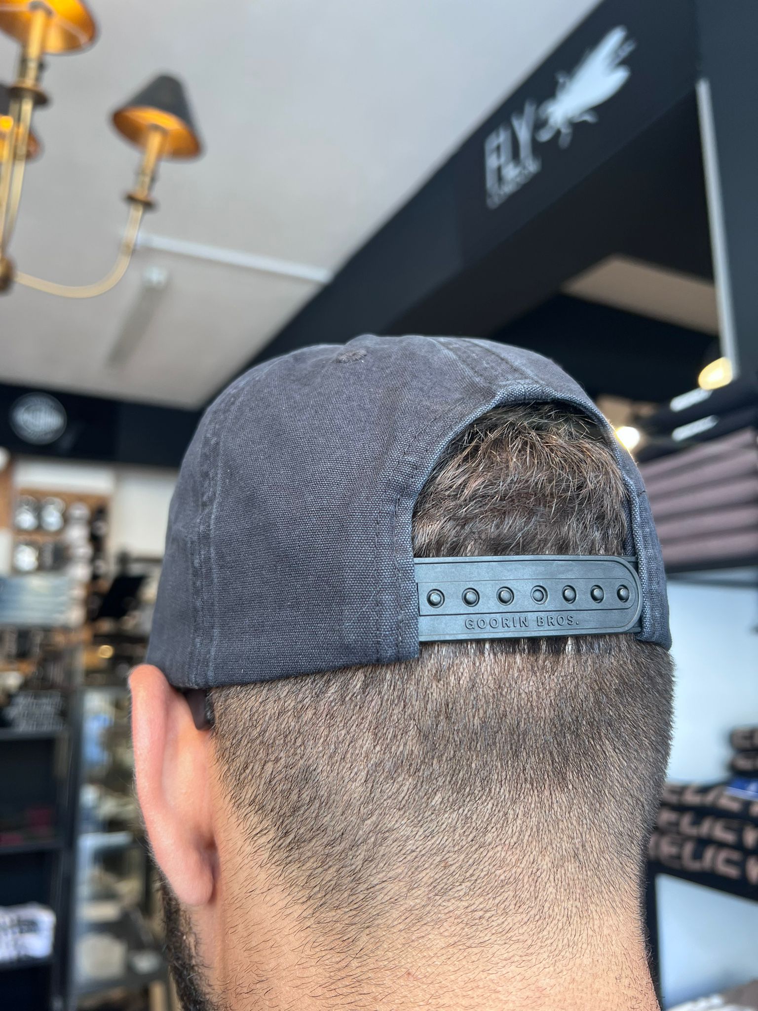 גורין ברוס - כובע מצחיה PAPA CAP בצבע שחור One Size 101-1541