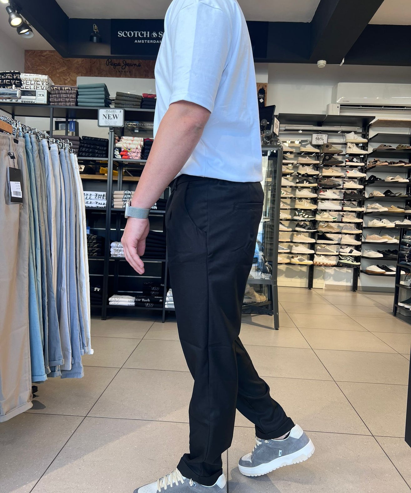 דרים אנד וורק - מכנס אלגנט דגם קמרון KAMERUN 004 צבע שחור