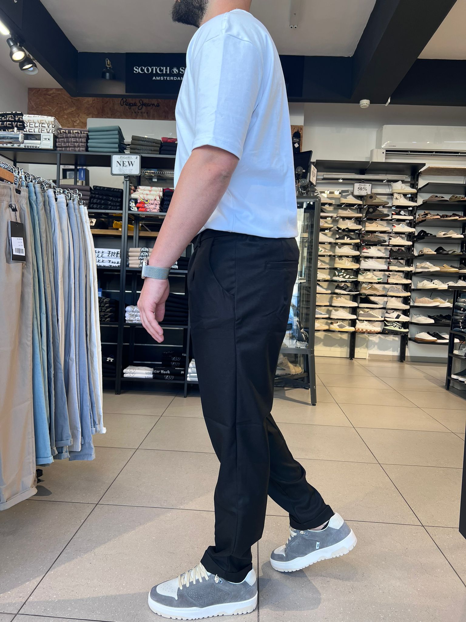 דרים אנד וורק - מכנס אלגנט דגם קמרון KAMERUN 004 צבע שחור