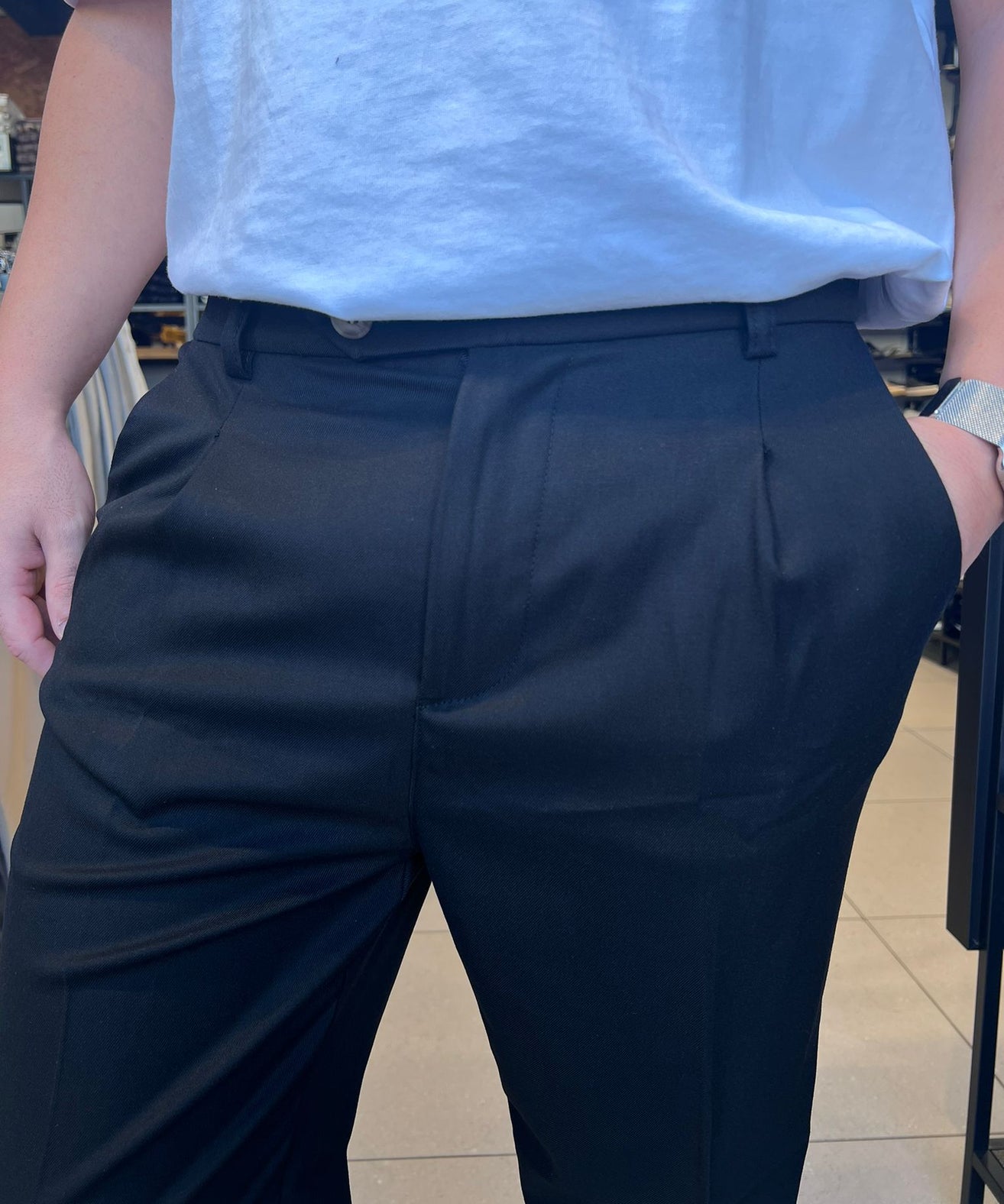 דרים אנד וורק - מכנס אלגנט דגם קמרון KAMERUN 004 צבע שחור