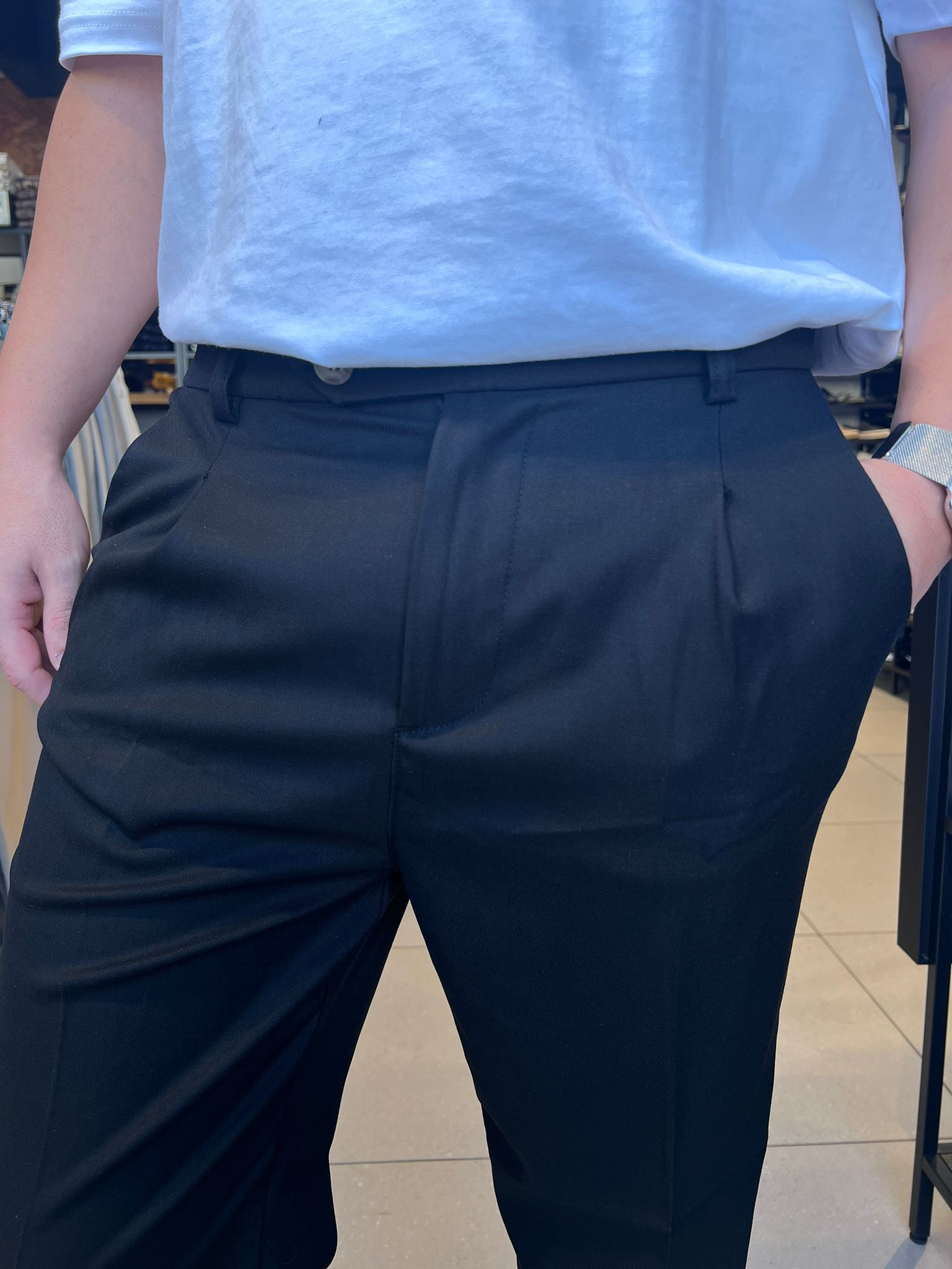 דרים אנד וורק - מכנס אלגנט דגם קמרון KAMERUN 004 צבע שחור