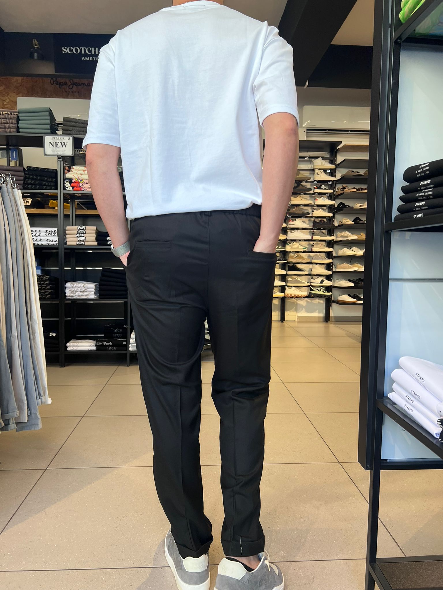 דרים אנד וורק - מכנס אלגנט דגם קמרון KAMERUN 004 צבע שחור