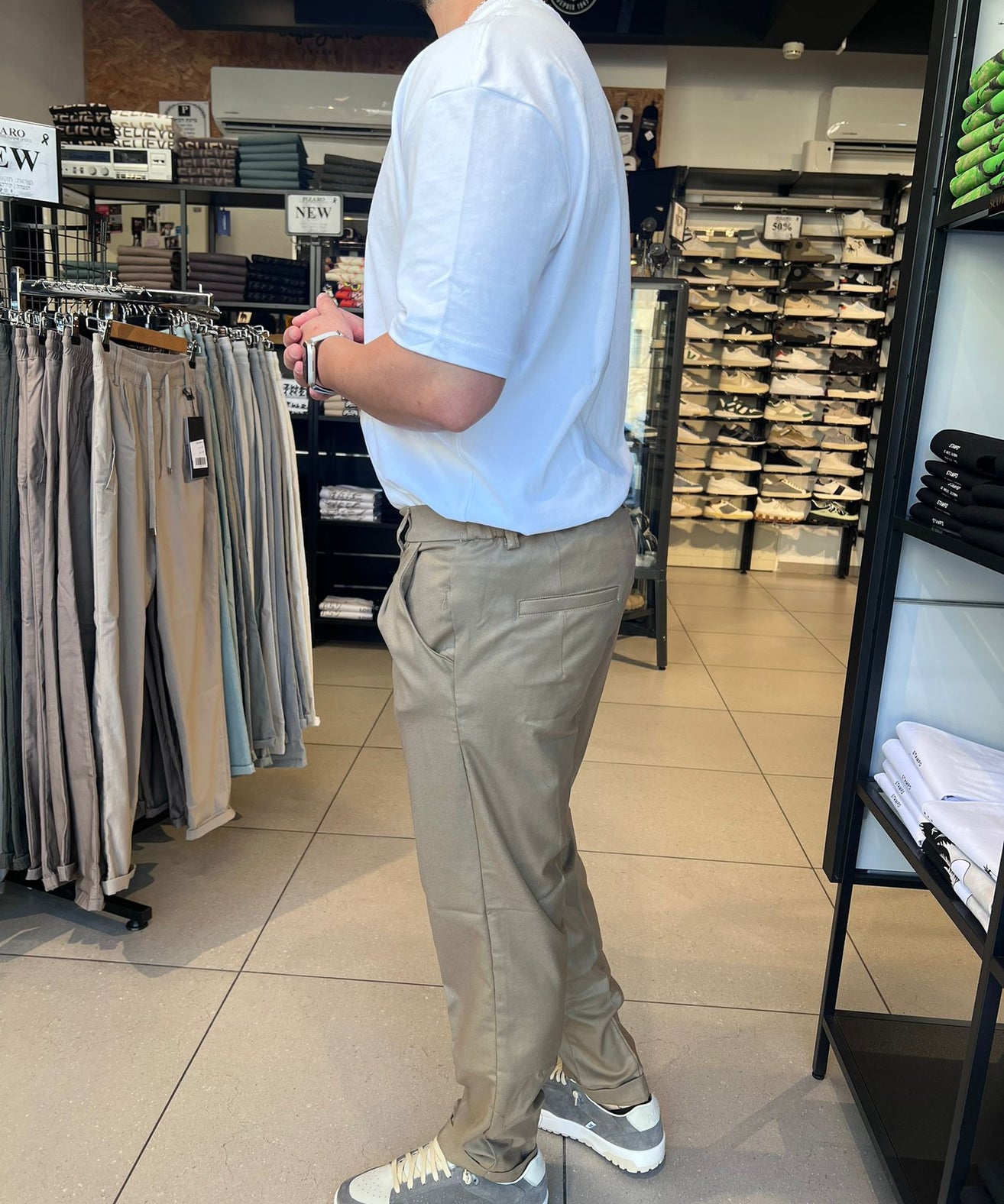 דרים אנד וורק - מכנס אלגנט דגם קמרון KAMERUN 003 צבע חום