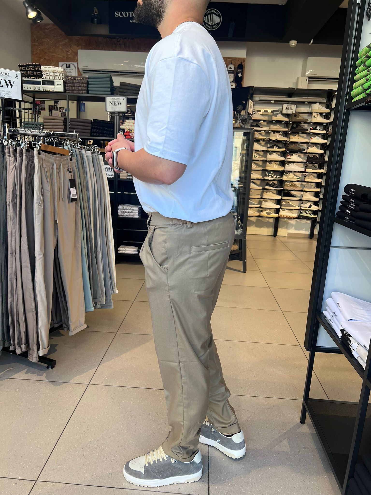 דרים אנד וורק - מכנס אלגנט דגם קמרון KAMERUN 003 צבע חום