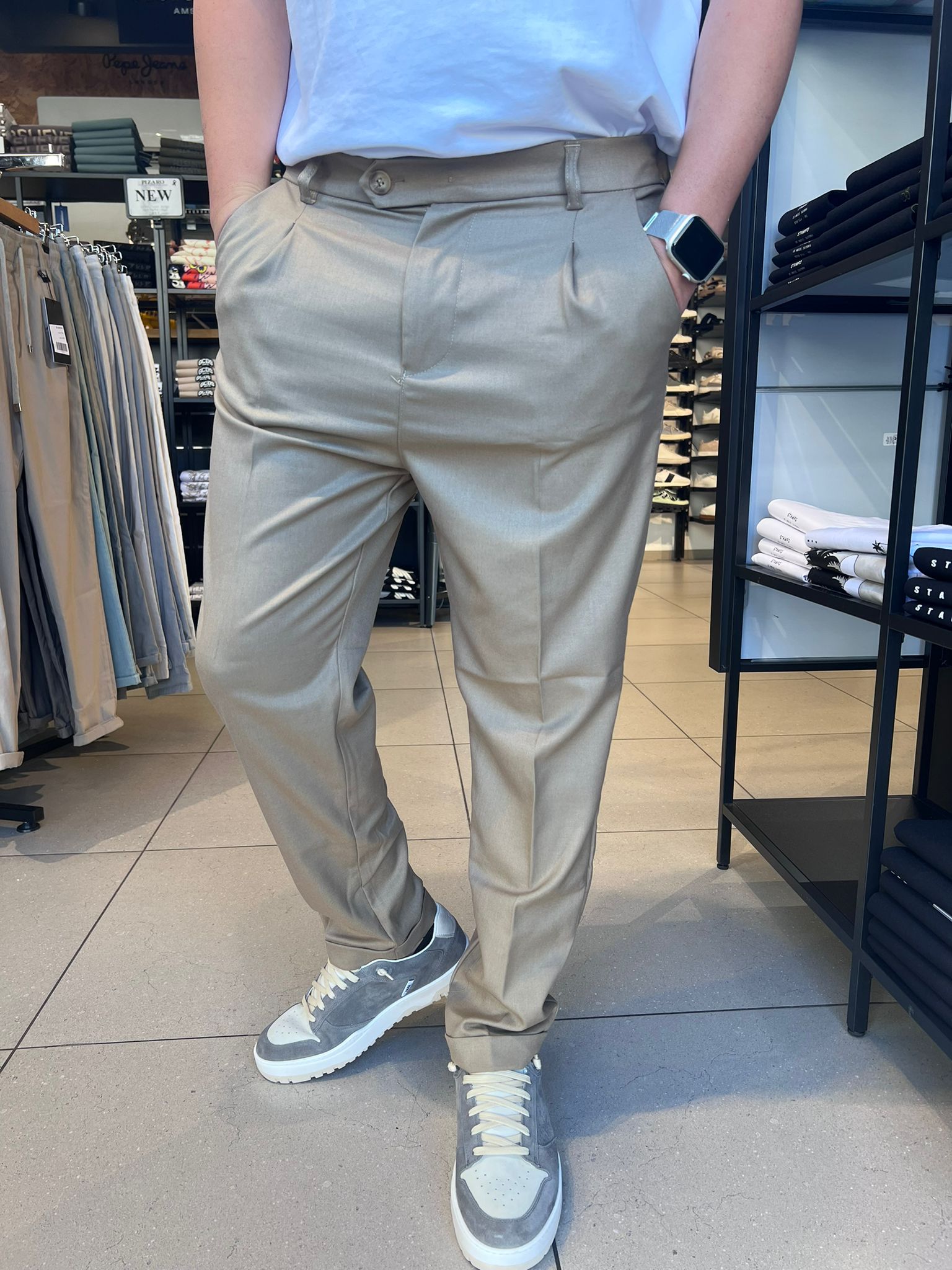 דרים אנד וורק - מכנס אלגנט דגם קמרון KAMERUN 003 צבע חום