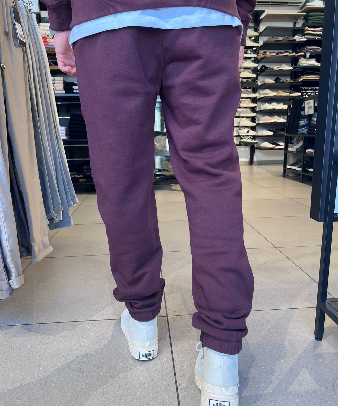 סקוץ’ אנד סודה – מכנס טרנינג בצבע בורדו 178687 650