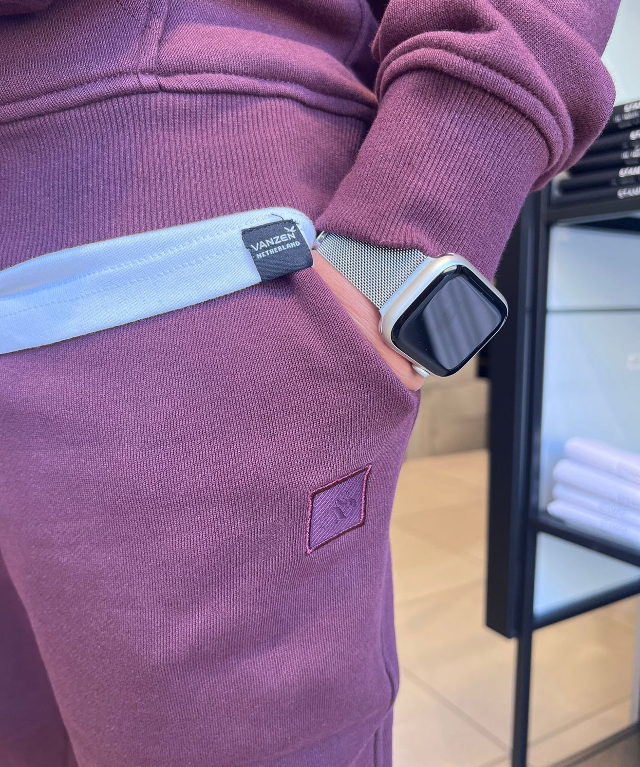 סקוץ’ אנד סודה – מכנס טרנינג בצבע בורדו 178687 650