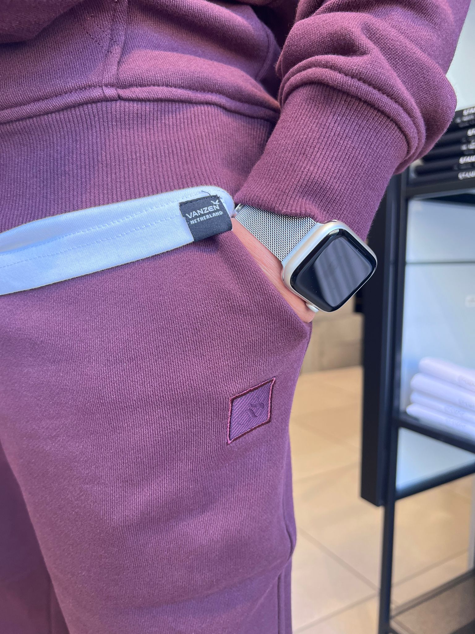 סקוץ’ אנד סודה – מכנס טרנינג בצבע בורדו 178687 650