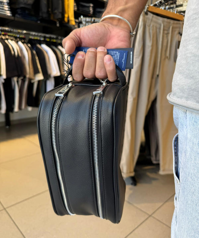 ריפליי - תיק יד דמוי עור שחור FM5316 UNIC-REPLAY