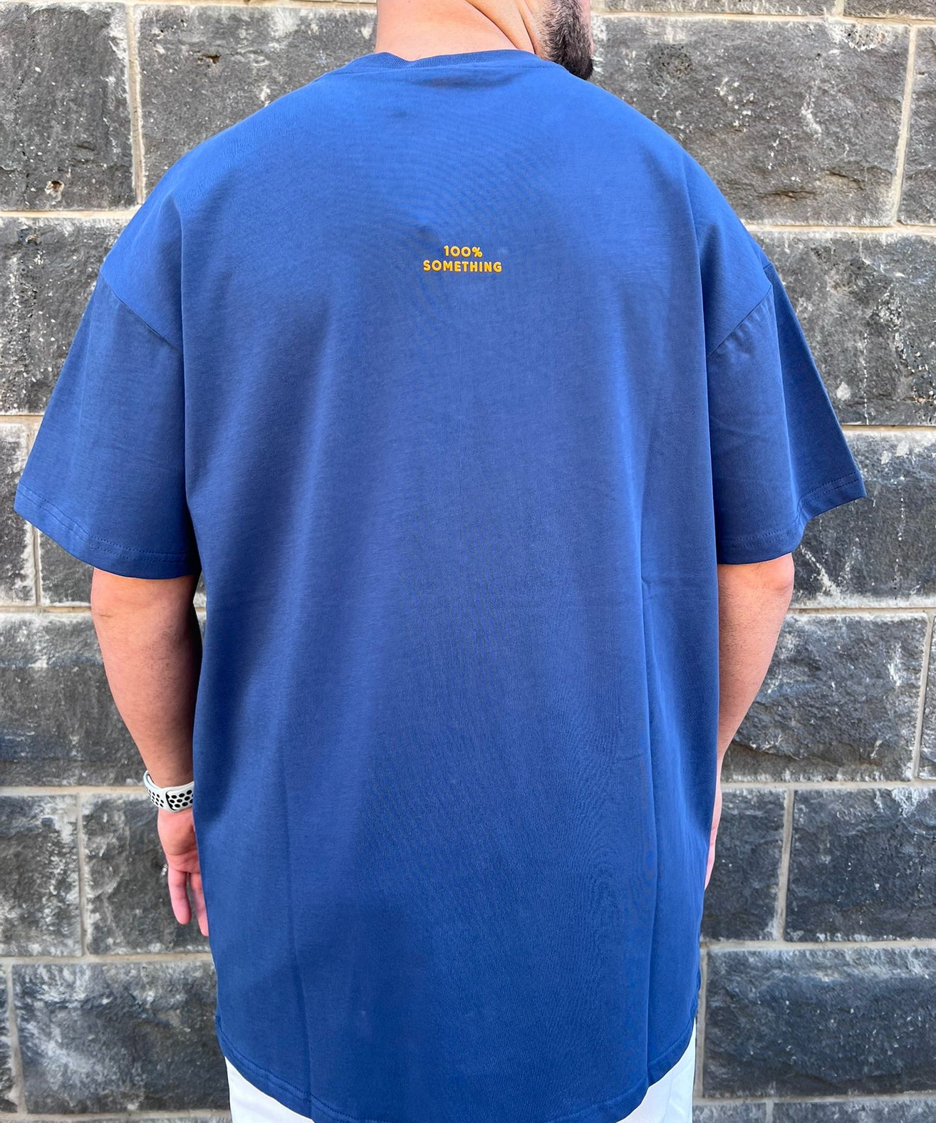 THIRTY DEGREES - SO 4118 חולצה טי  MEN OVERSIZE 100% SOMETHING